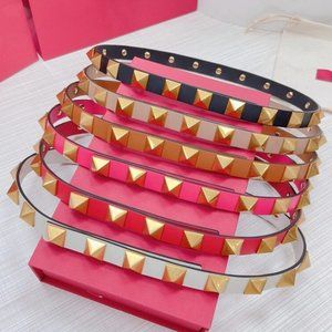 Thin strap Rockstud Rivet Belt - FREE SHIPPING